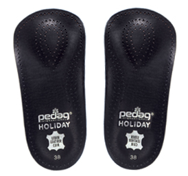 pedag holiday arch supports black pair