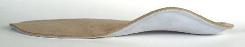 Lynco L600 arch support side view showing arch height (high arch)