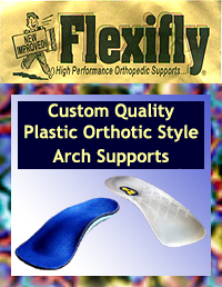 The Flexifly line of orthotic style arch supports