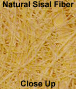 Close up of the Sisal Layer