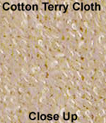 Close up of the Terry Cloth layer