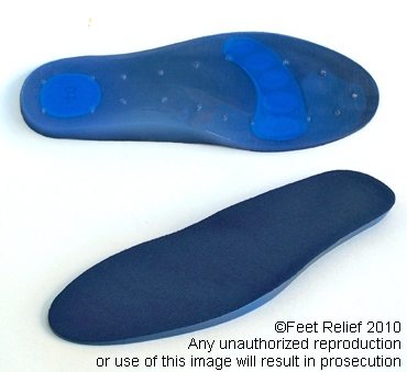 Pedifix GelStep 100% Medical Grade Silicone Gel Insoles with the included nylon cloth top cover