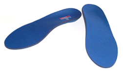 Powerstep Pinnacle orthotic arch supports pair, top view