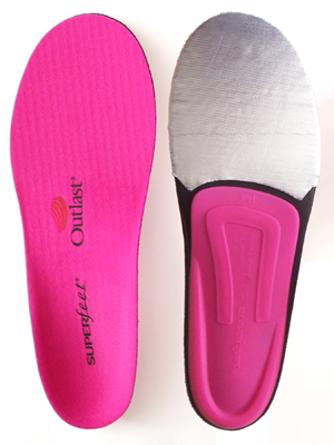 hot pink shoes. superfeet hot pink insole one