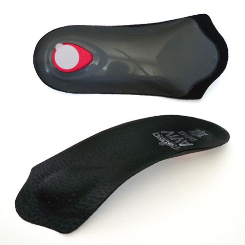 Pedag Viva Mini (new Holiday) arch supports (black color) one pair with on face up and one face down