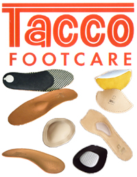 Tacco collection of arch and metatarsal arch supports